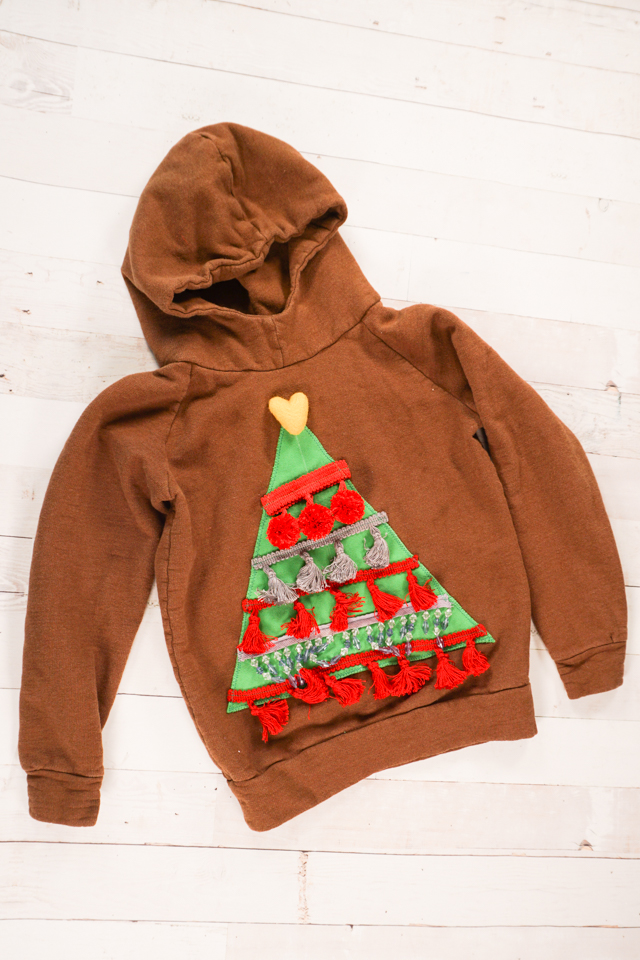 DIY Ugly Christmas Tree Sweater Heather Handmade