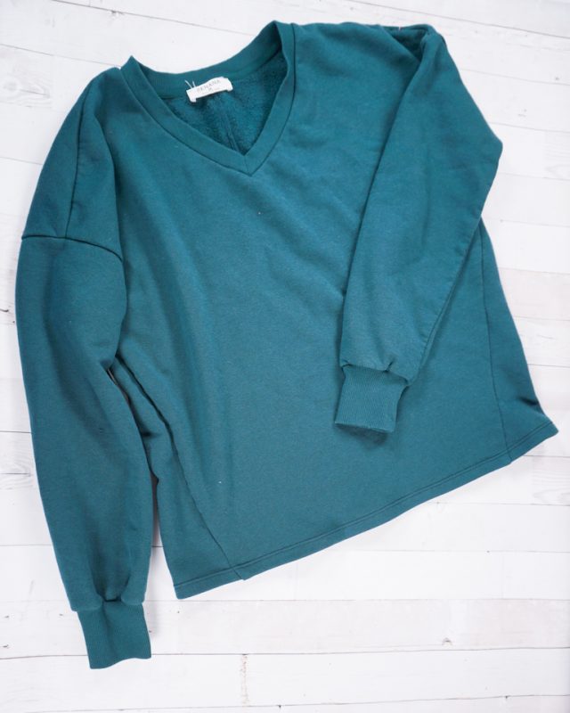 How to Crop a Sweatshirt: 3 Ways • Heather Handmade