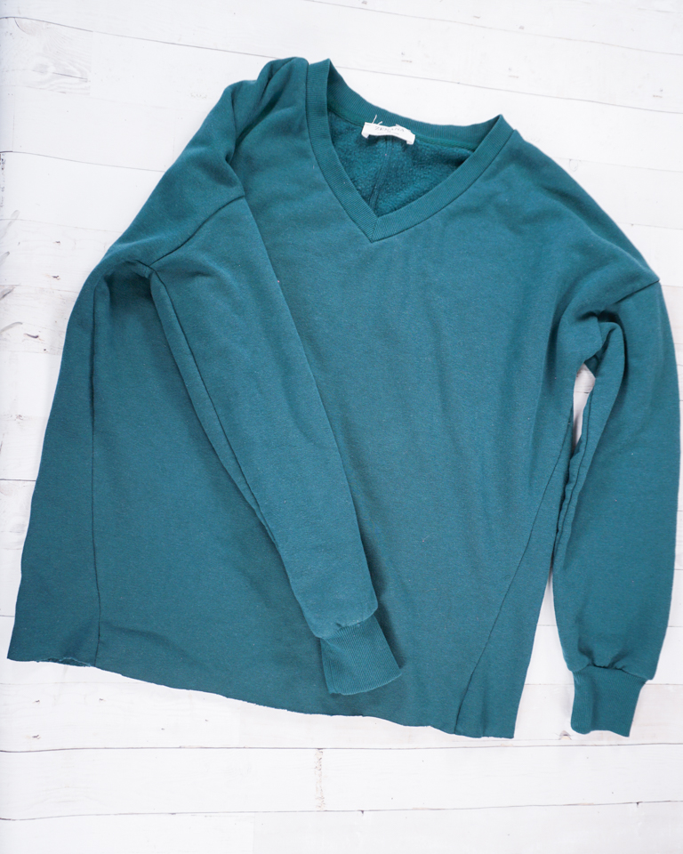 How to Crop a Sweatshirt: 3 Ways • Heather Handmade