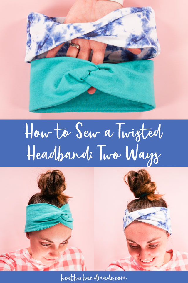 2 Ways to Make a Twisted Headband - DIY Sewing Tutorial