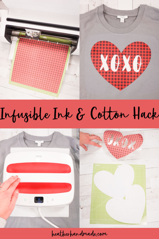 infusible ink and cotton hack