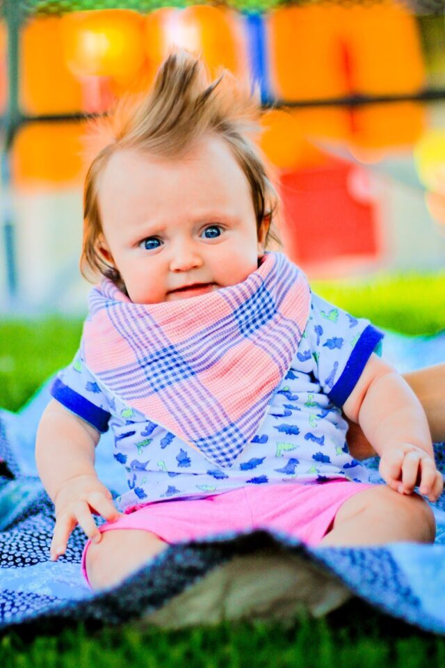 free baby bandana bib sewing pattern