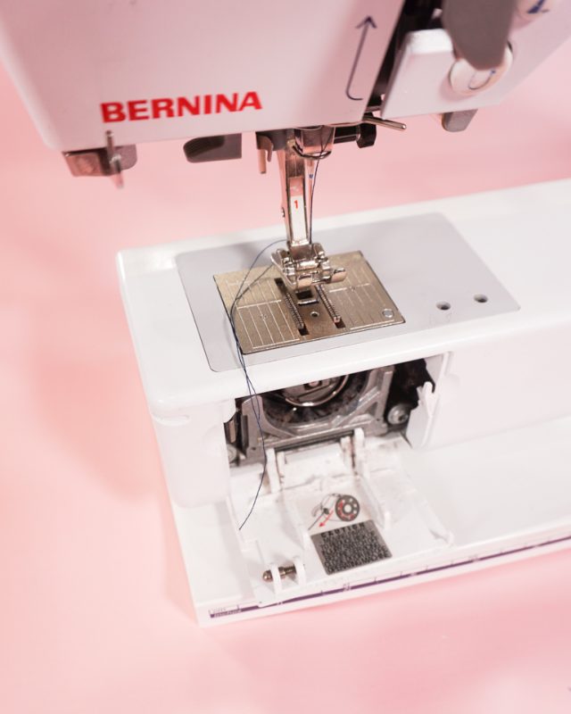 Foot and bobbin for Bernina sewing machine