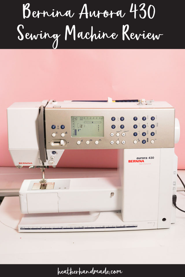 bernina aurora 430 sewing machine review