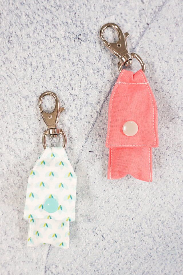 free chapstick holder keychain pattern