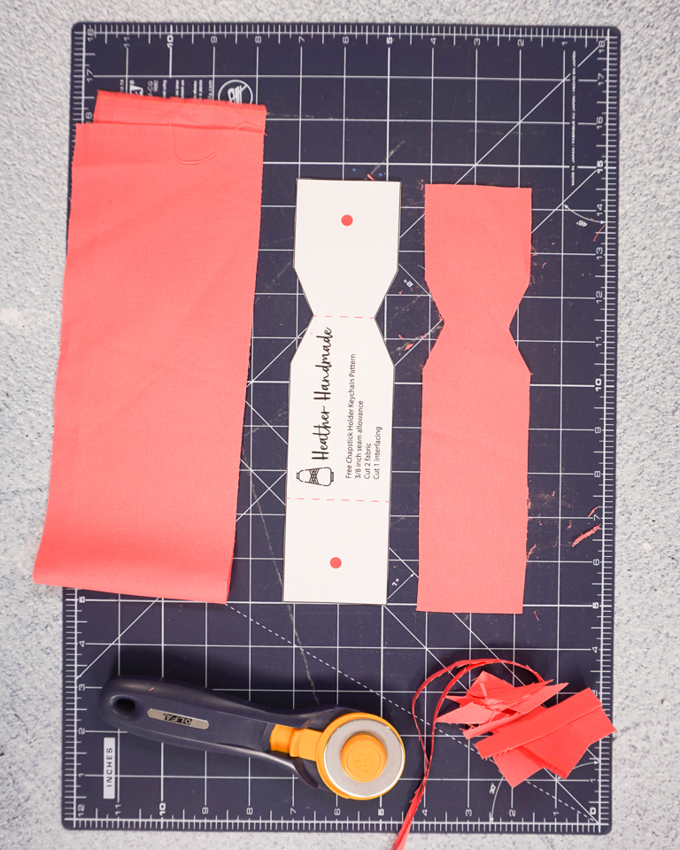 Free Chapstick Holder Keychain Pattern • Heather Handmade