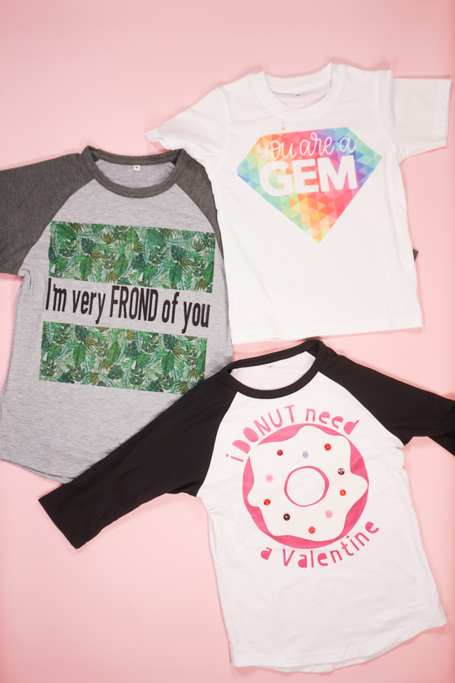 diy infusible ink valentine t-shirts