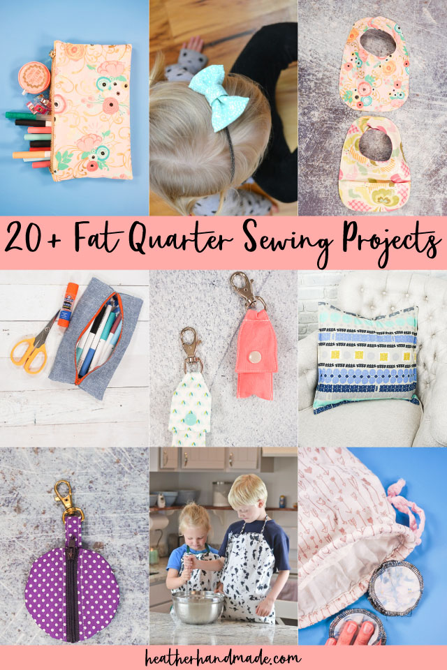 28 Fat Quarter Sewing Projects