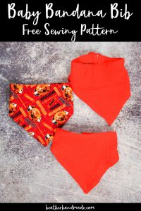 Free Baby Bandana Bib Pattern • Heather Handmade