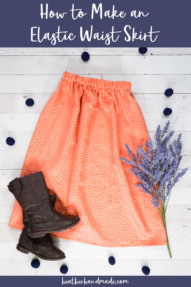 How To Make a Knit Elastic Waistband Skirt (A Simple Tutorial) - Simple  Simon and Company