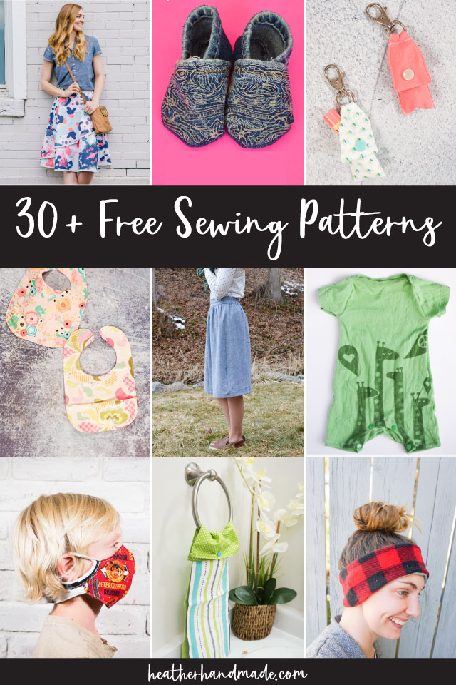 50 Free Sewing Patterns • Heather Handmade