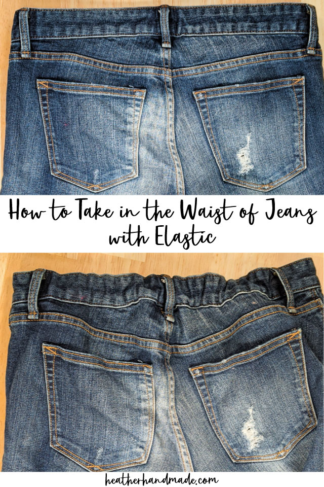 How to Take in the Waist of Jeans with 