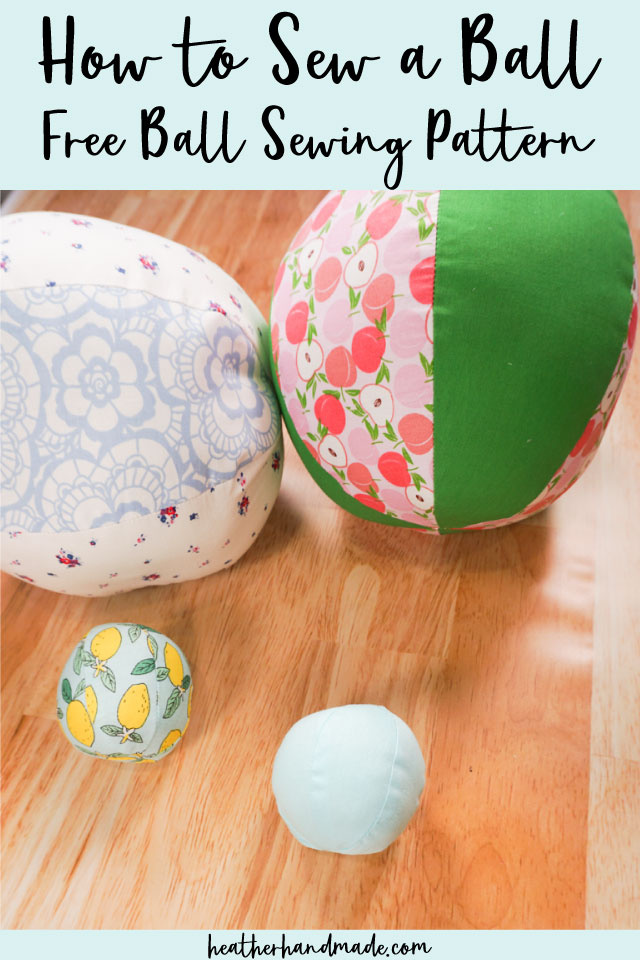 how to sew a ball