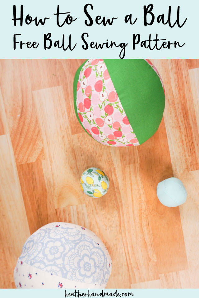 Soft Fabric Ball - Free Sewing Pattern