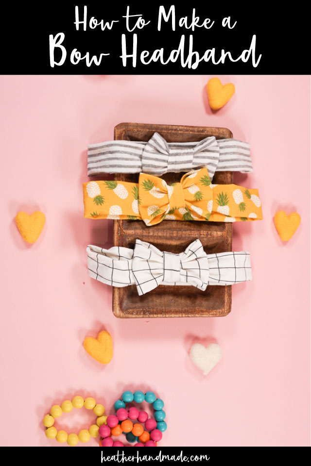 DIY Bow Headband - Easy Sewing Tutorial