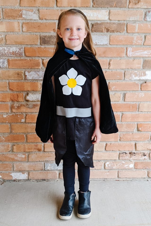 diy princess in black costume