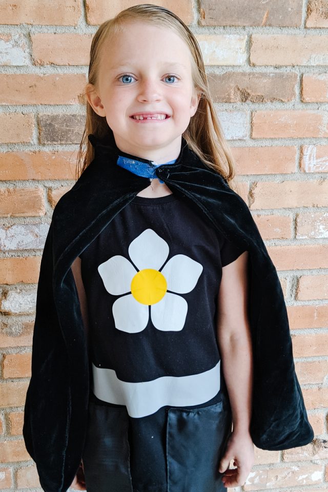 diy princess in black costume