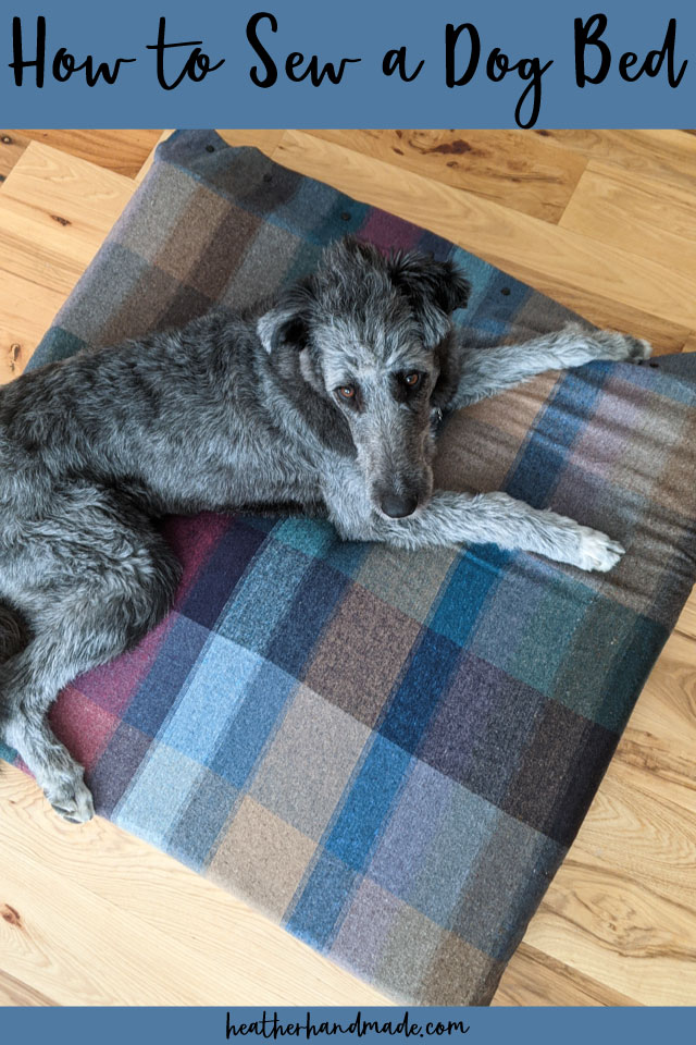 DIY Dog Bed Sewing Tutorial