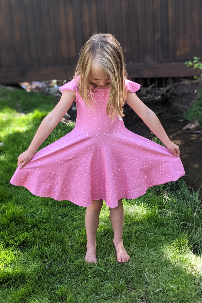 Babydoll Dress with Circle Skirt Hack