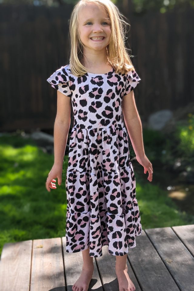 babydoll tiered dress pattern hack