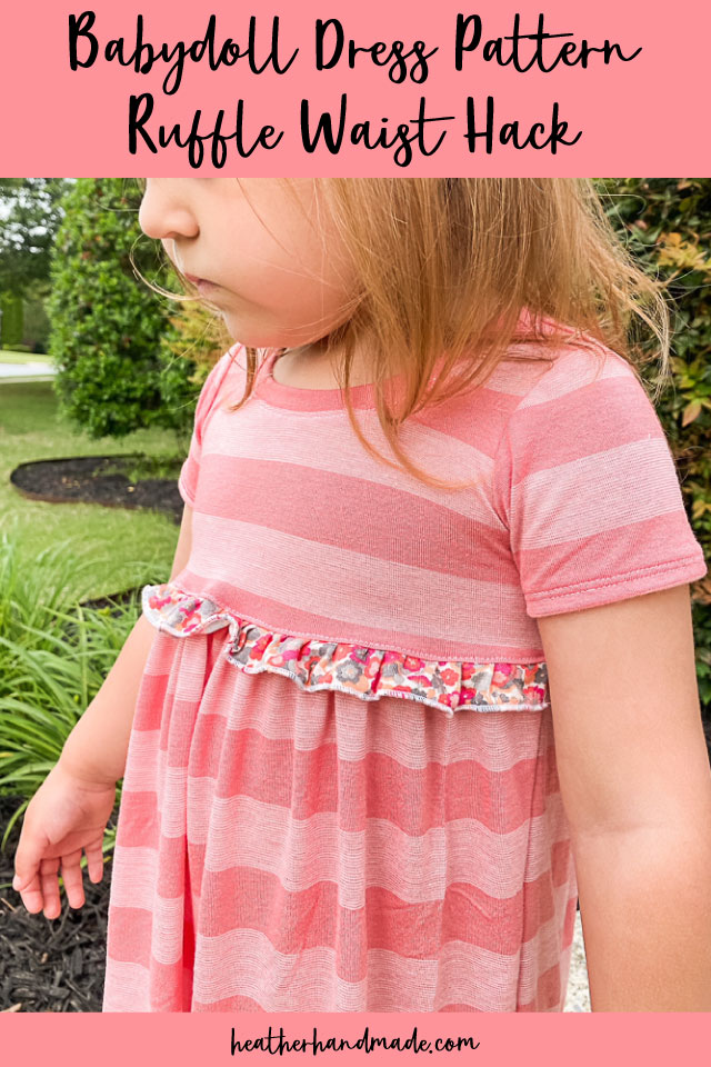 Babydoll Dress Ruffle Waist Hack