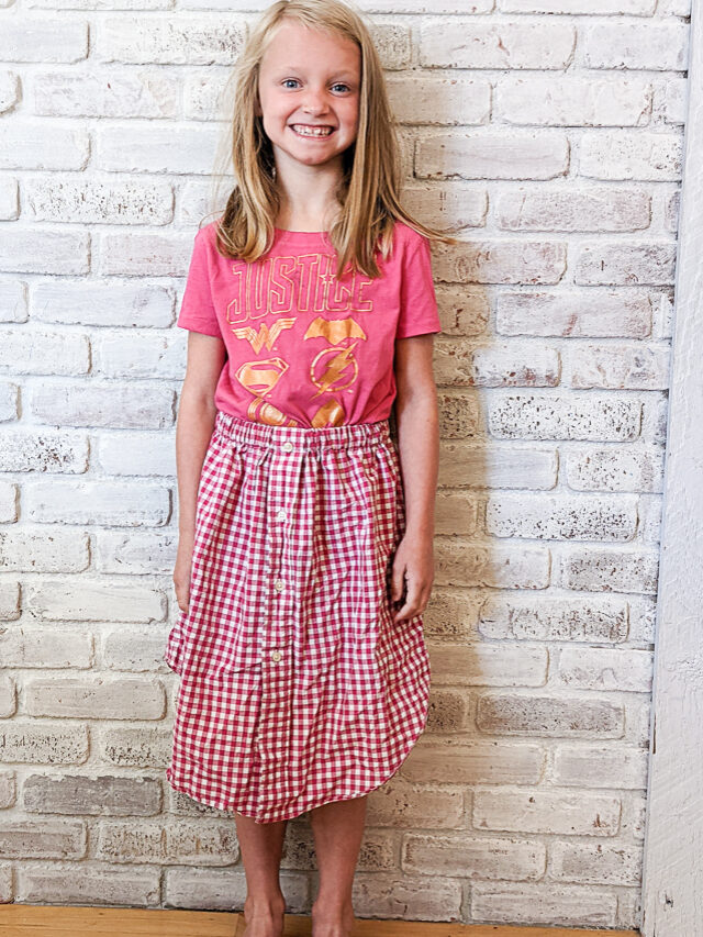 men's shirt to skirt diy sew upcycle