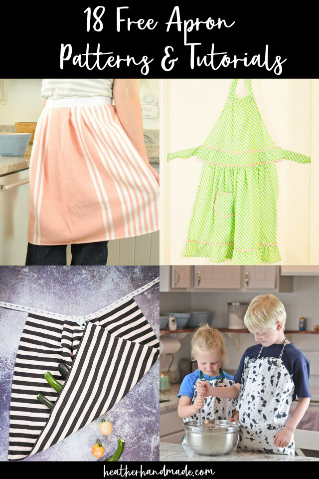 18 Free Apron Patterns and Tutorials