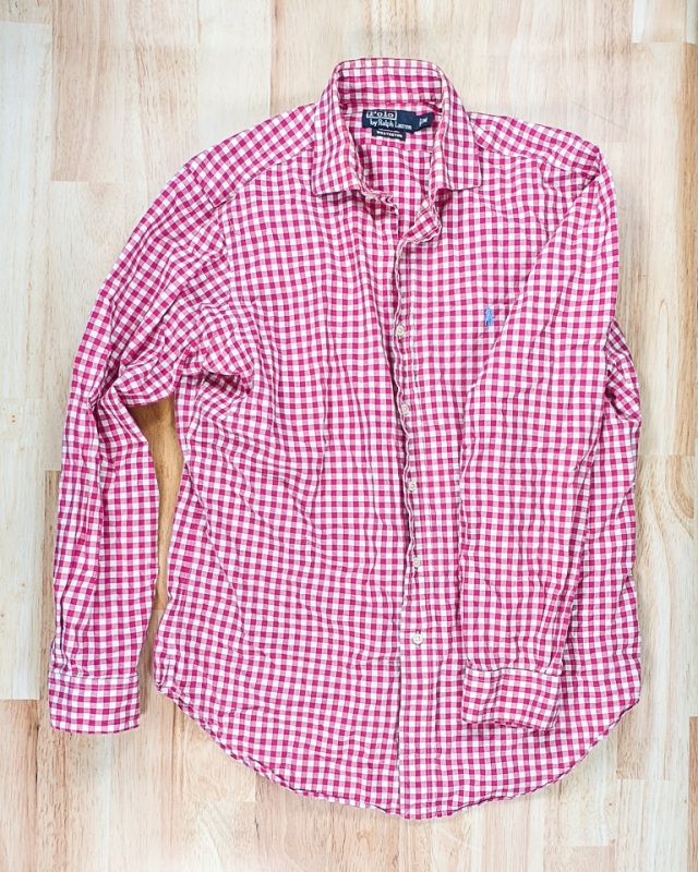 men's shirt flat lay