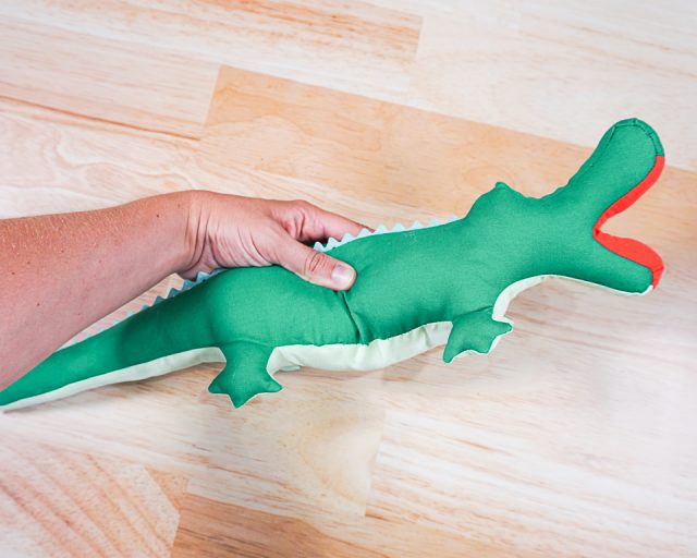 stuffed alligator sewing pattern