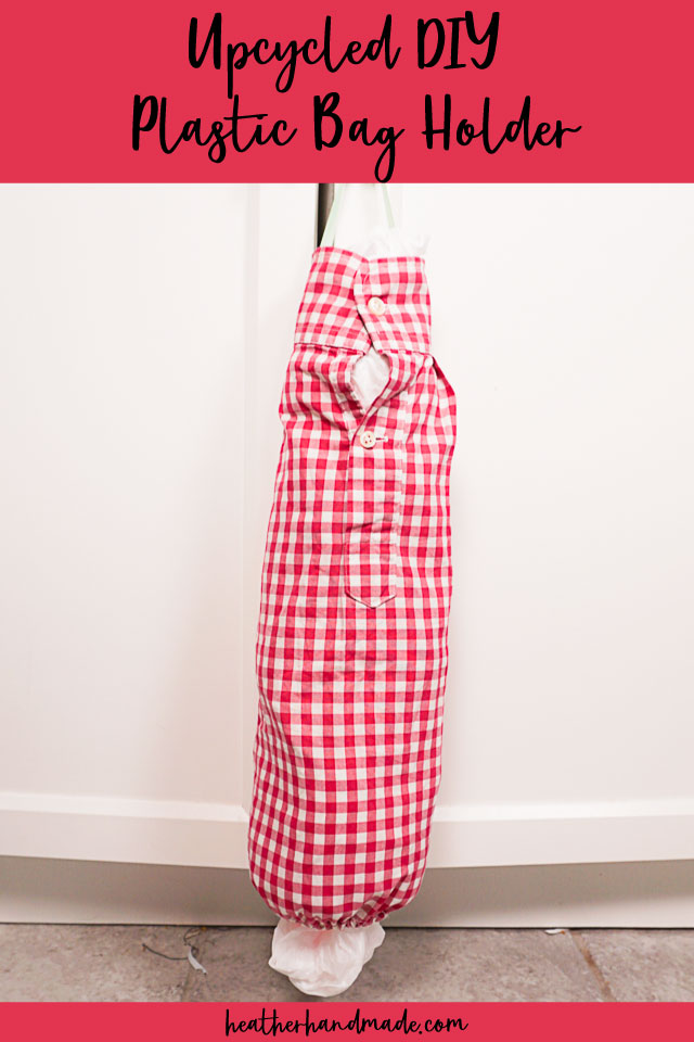 Upcycled Plastic Bag Holder Heather Handmade