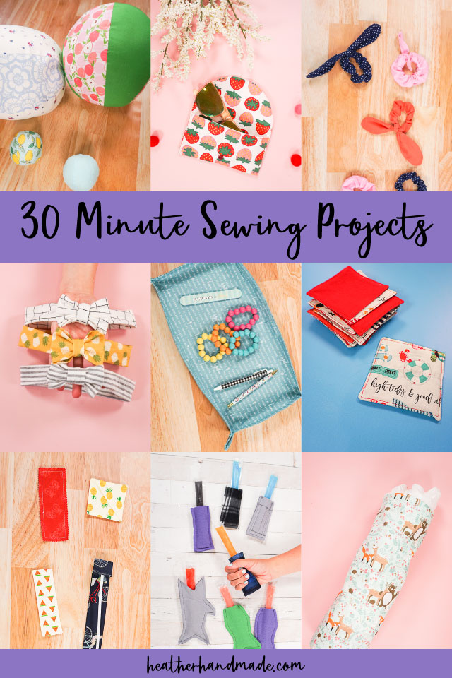 30 Minute Sewing Projects