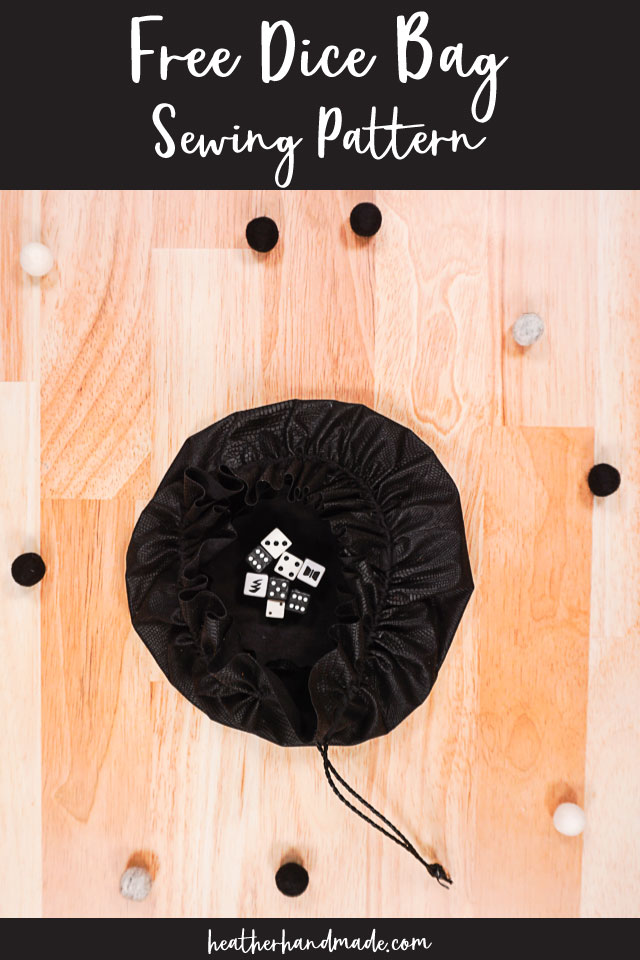 Free Dice Bag Sewing Pattern