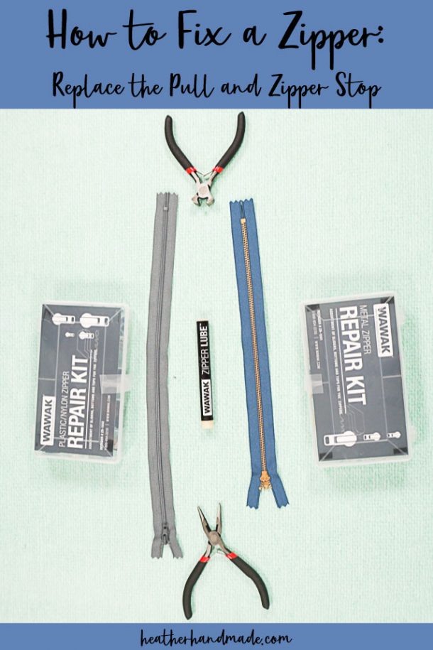 How to Fix a Zipper Replace Zipper Pull and Replace Zipper Stops