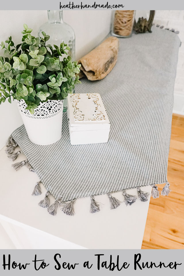 How to Sew a Table Runner