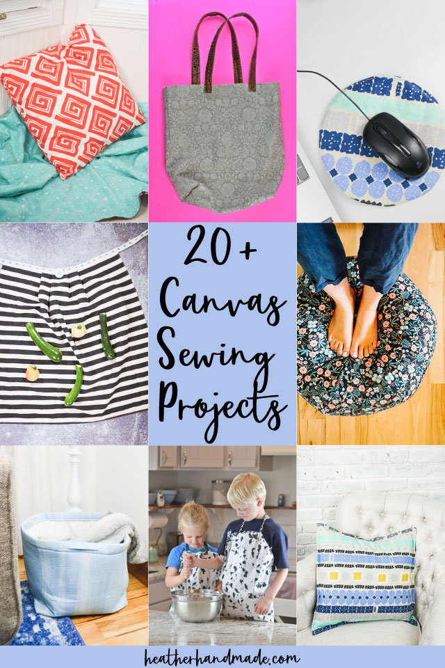 canvas sewing projects