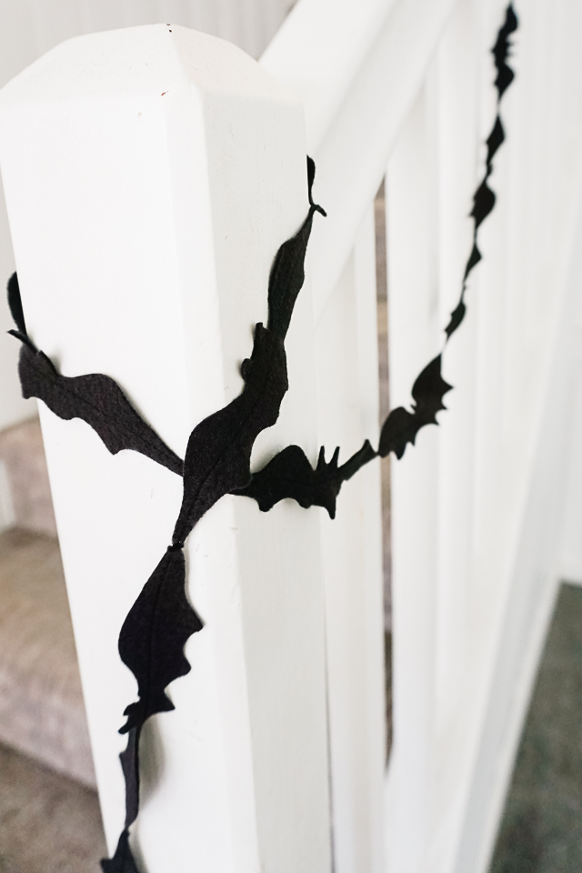 diy bat garland