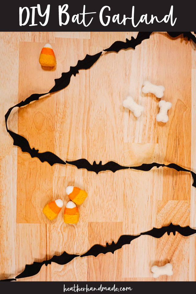 diy bat garland