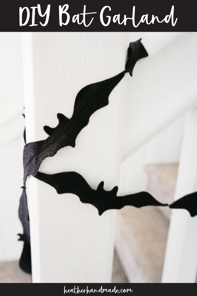 DIY Bat Garland