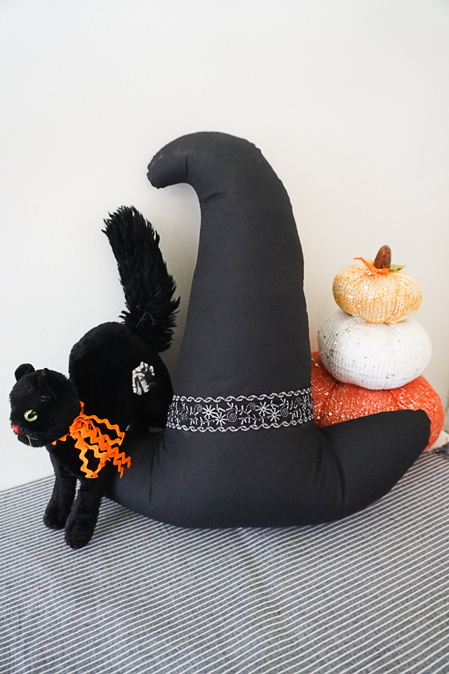 DIY Witch Hat Pillow with Free Pattern