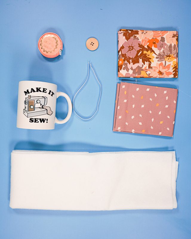 Sew a Mug Cozy supplies