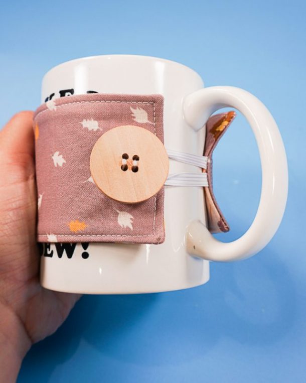 How to Sew a Mug Cozy • Heather Handmade