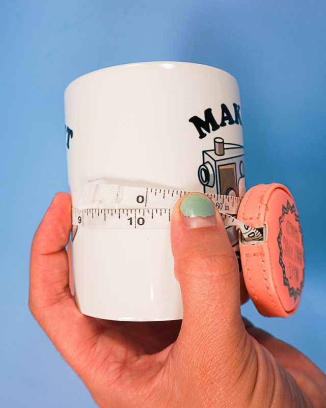 measure around mug