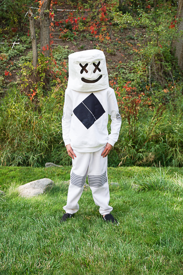 DIY Marshmello Fortnite Costume