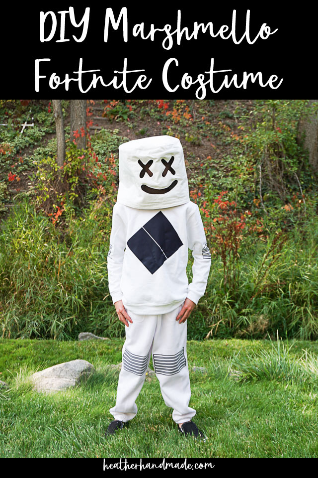 DIY Marshmello Fortnite Costume