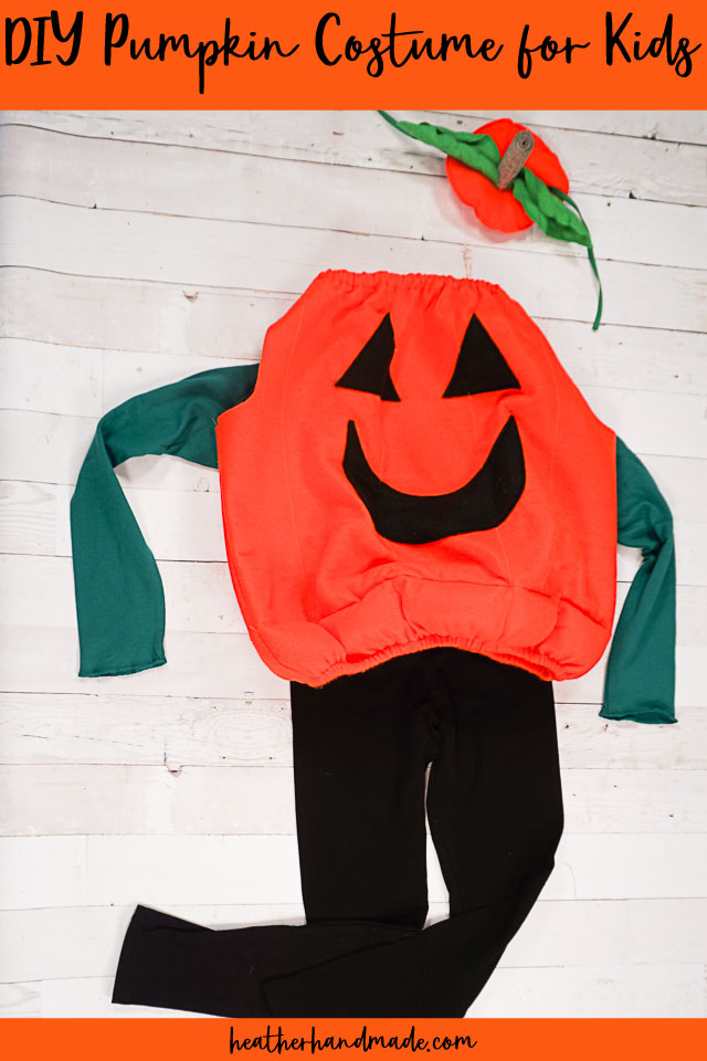 DIY Pumpkin Costume for Kids