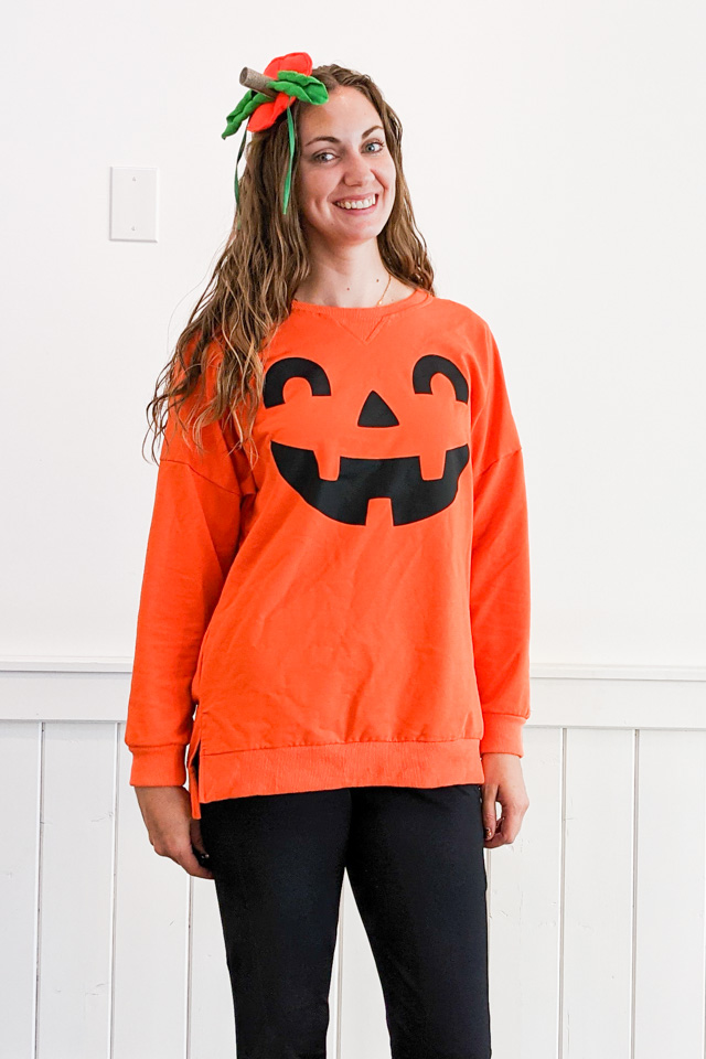 Easy DIY Pumpkin Costume for Adults