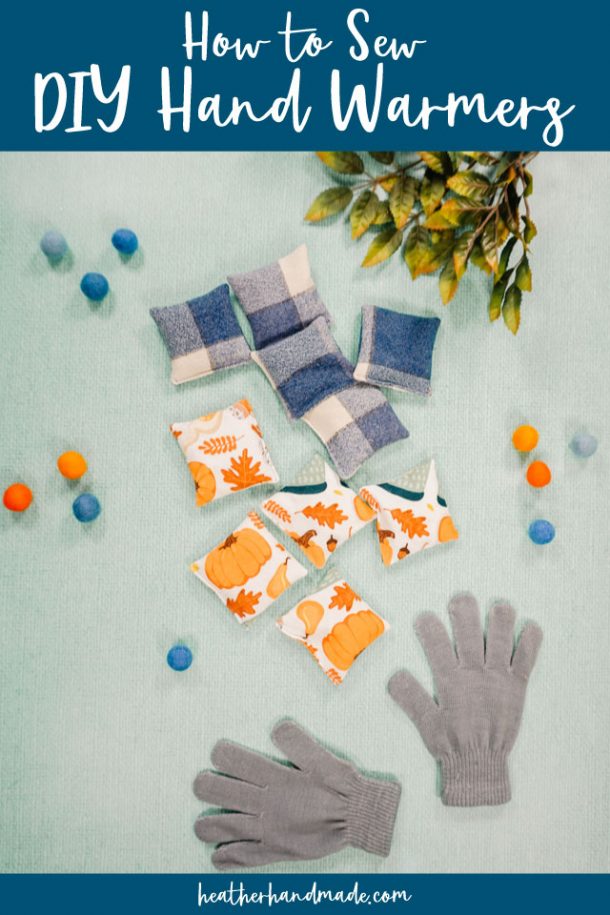 How to Sew DIY Hand Warmers • Heather Handmade