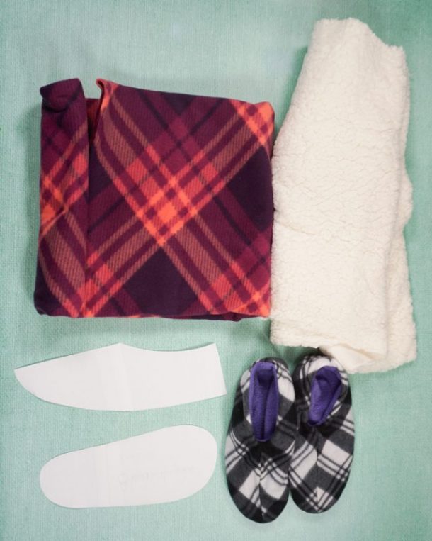 Free Slipper Sewing Pattern for Women • Heather Handmade