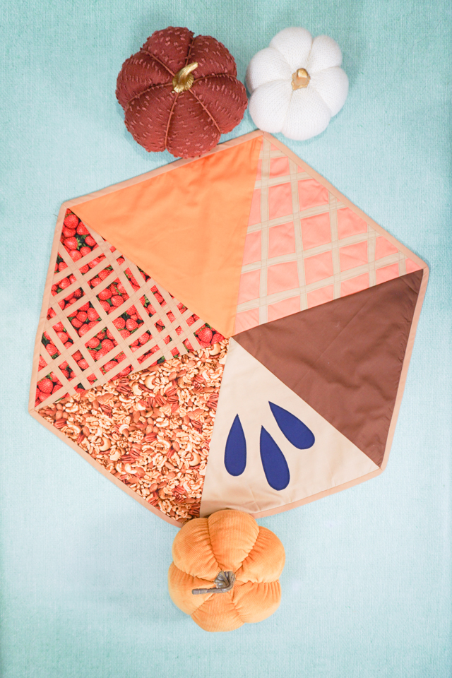 DIY Quilted Pie Table Topper