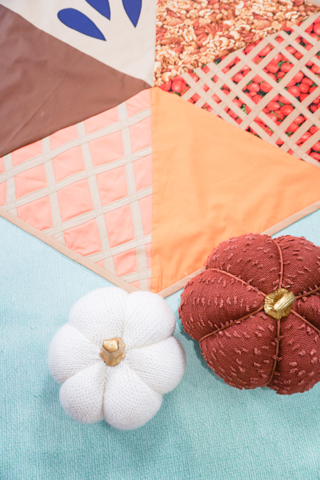 DIY Quilted Pie Table Topper